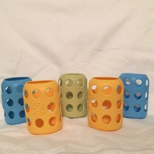 Silicone Sleeves for 4oz lifefactory Baby Bottles